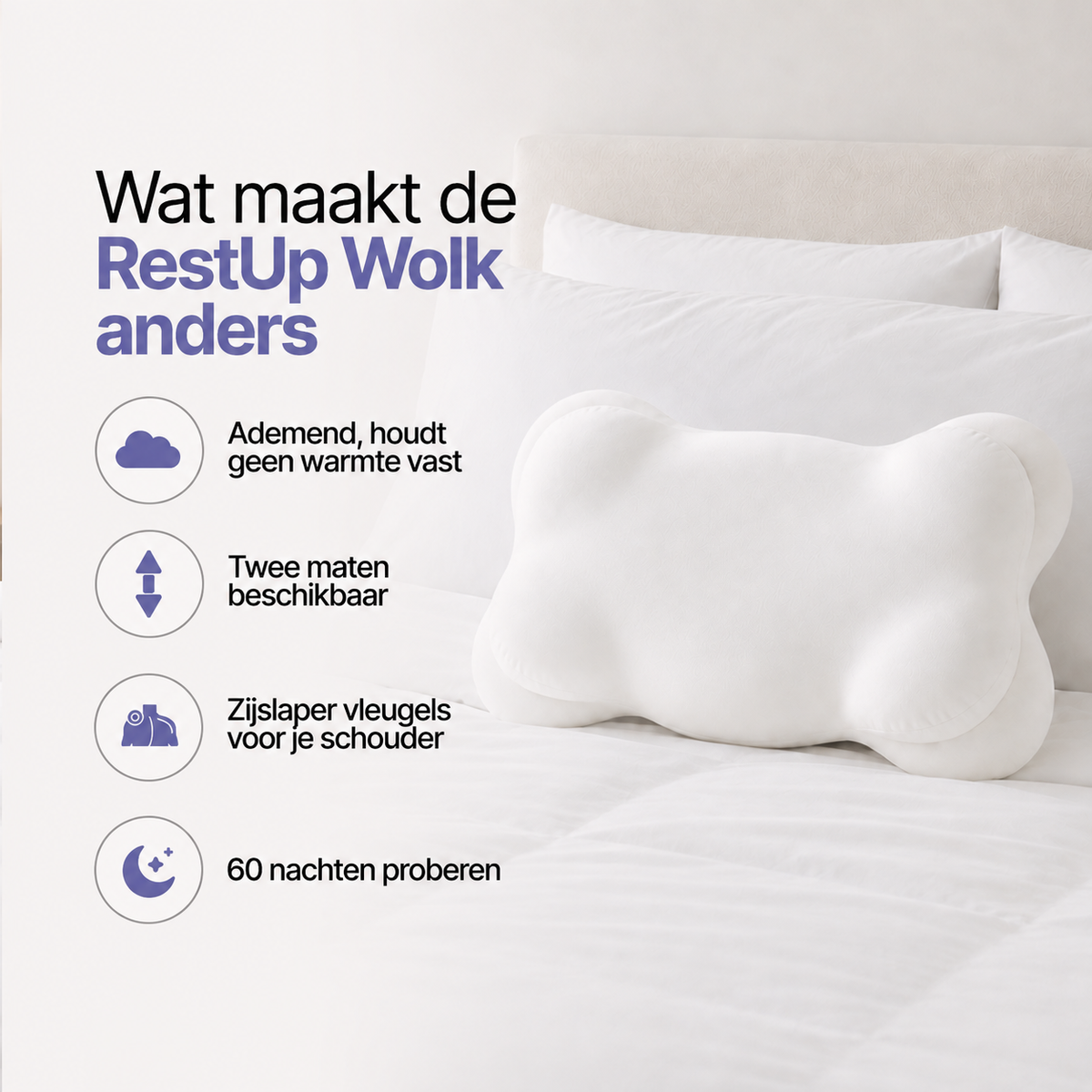 Wolkenkussen | Ergonomisch Nekkussen