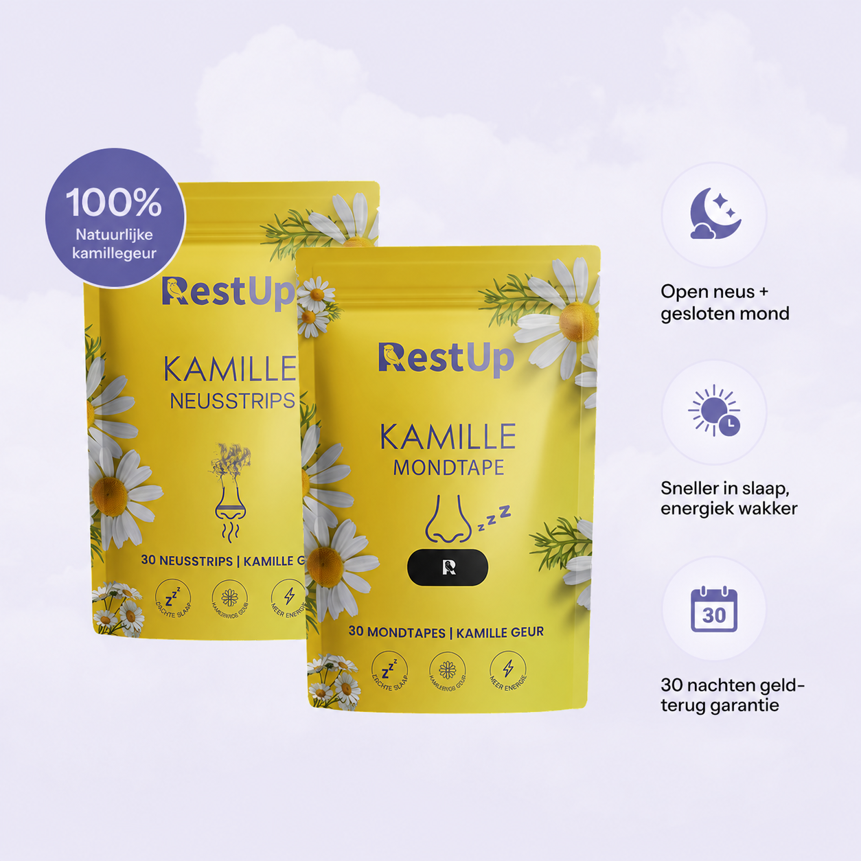 Kamille Bundel | Mondtape & Neusstrips