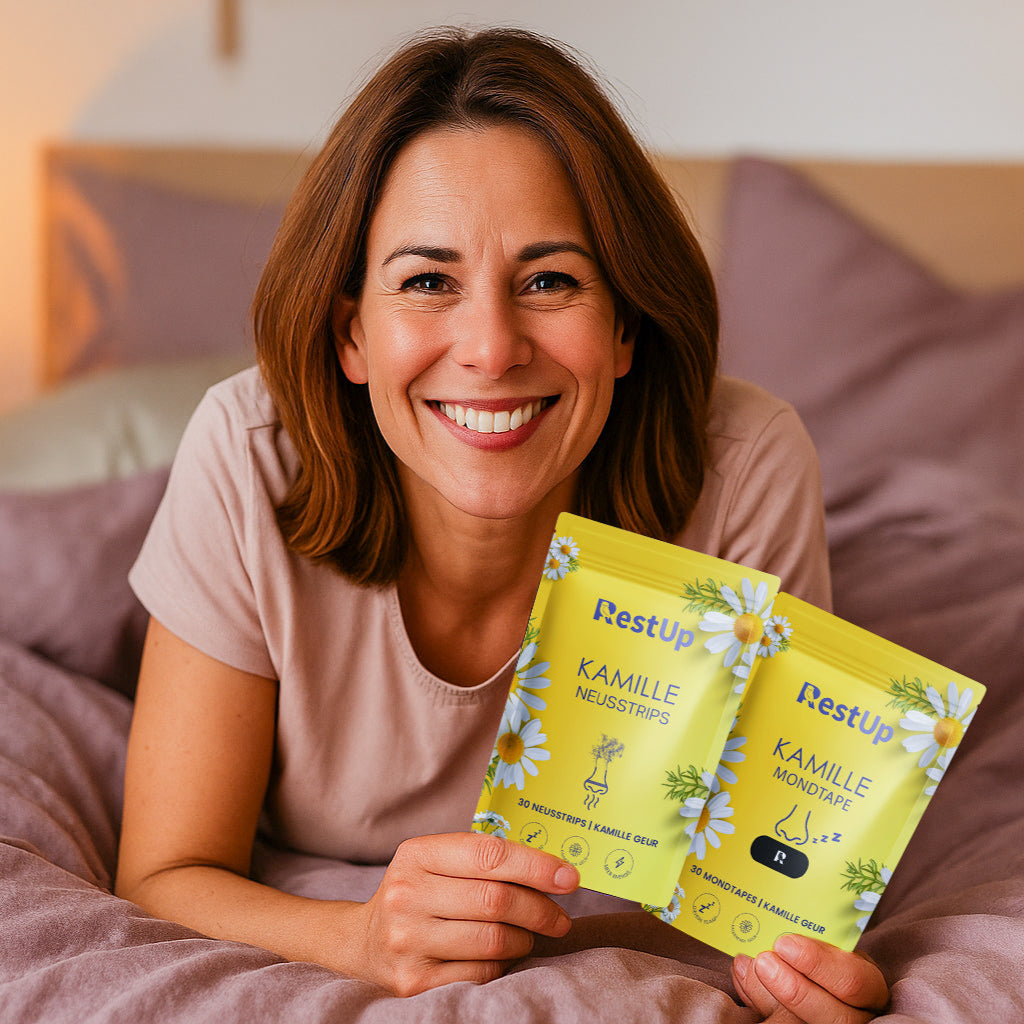 BUNDEL DEAL | Kamille Mondtape & Neusstrips - Slaap Natuurlijk Door