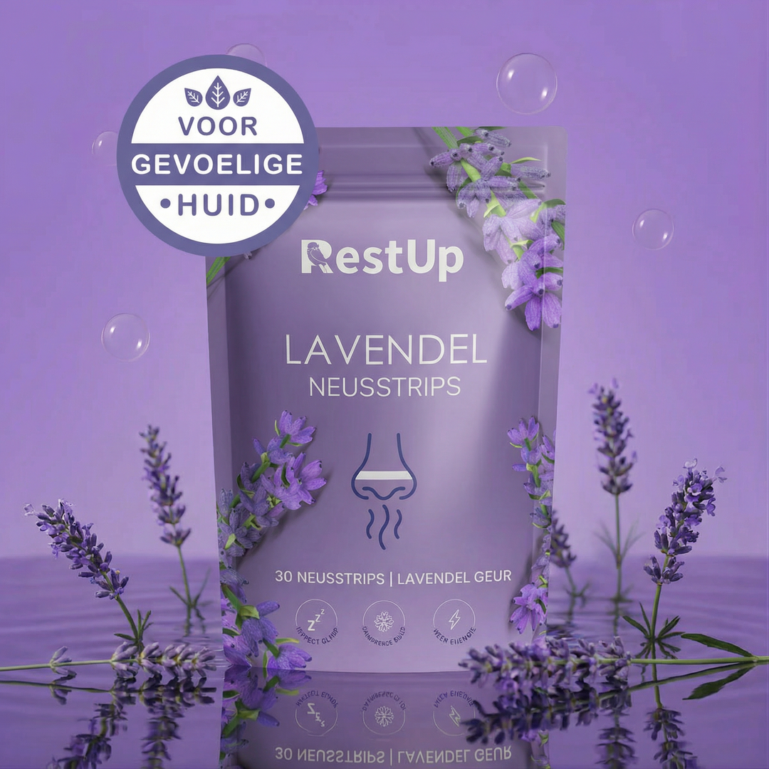 Lavendel Neusstrips | Eindelijk Doorslapen & Energiek Wakker Worden