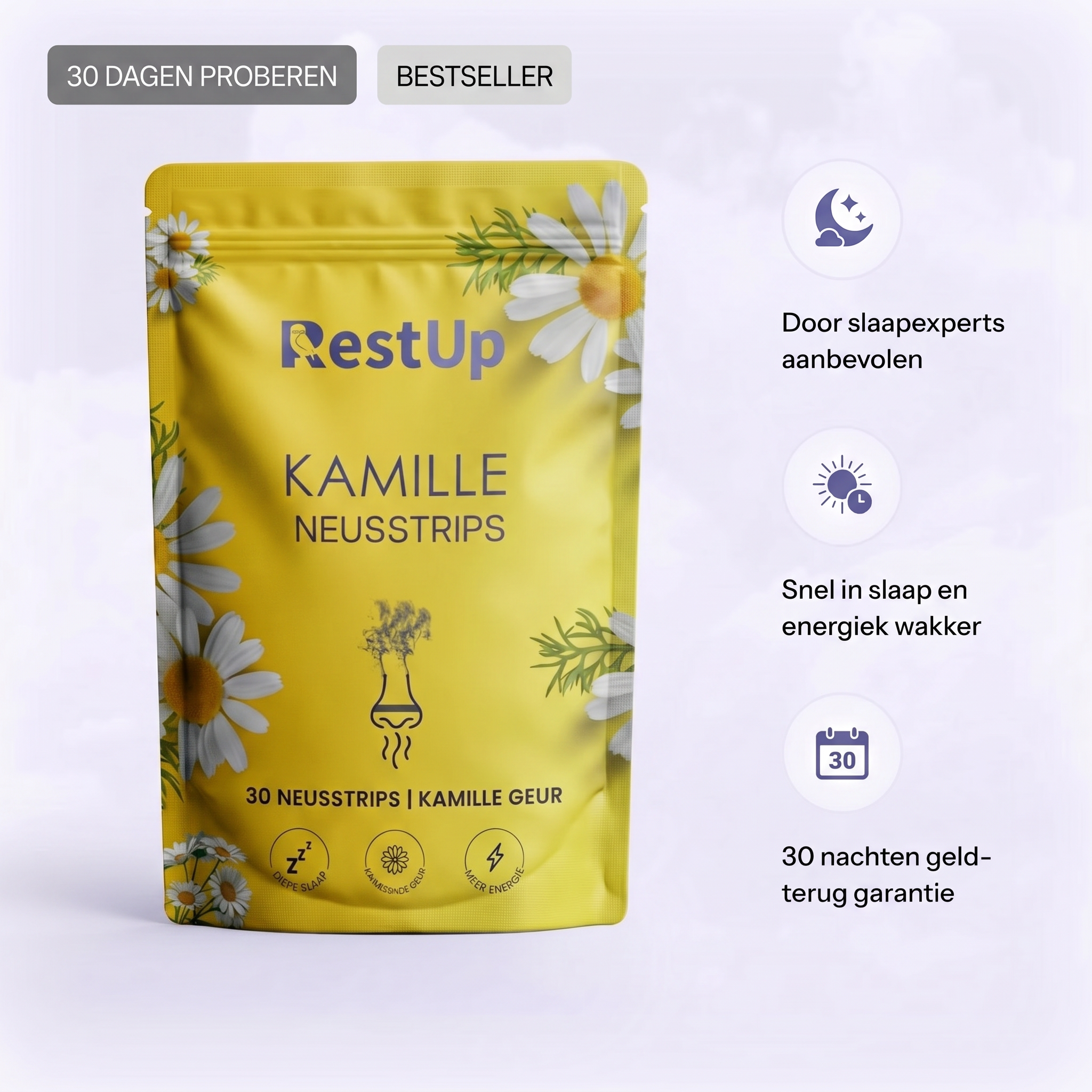 Kamille Neusstrips - Gevoelige Huid Editie