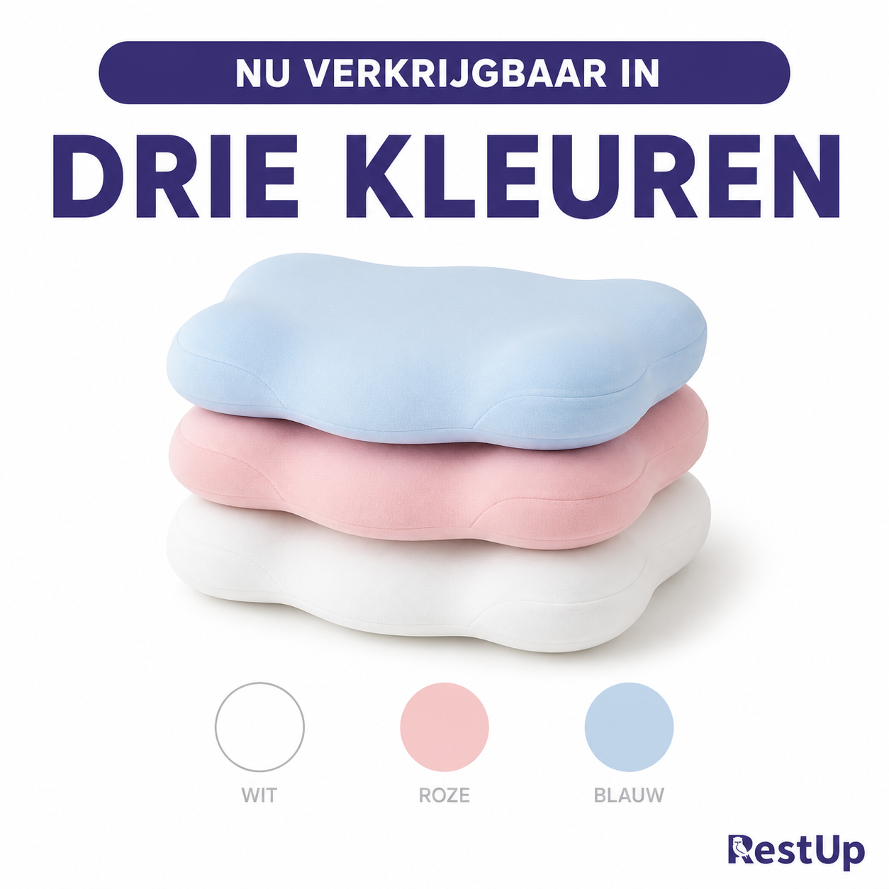 RestUp Wolk™ Ergonomisch Nekkussen