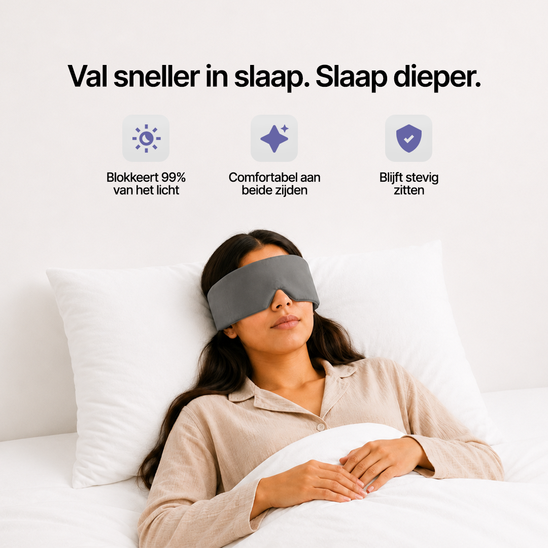 Verzwaard Slaapmasker - 1+1 GRATIS