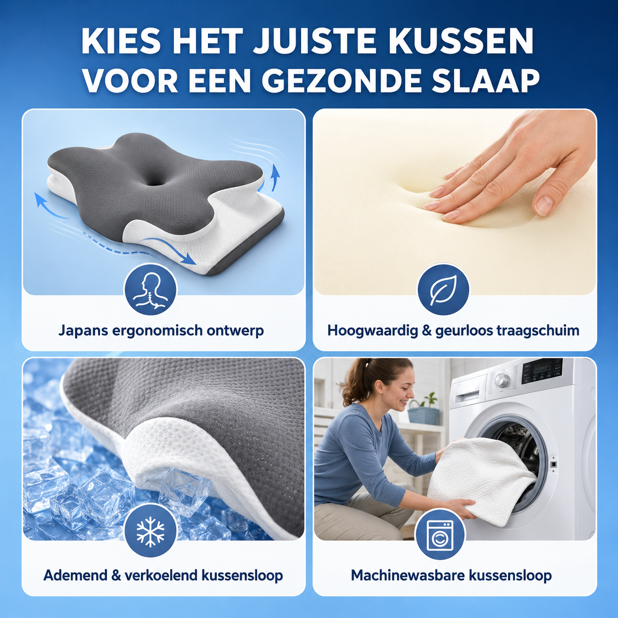 Japans Ergonomisch Nekkussen