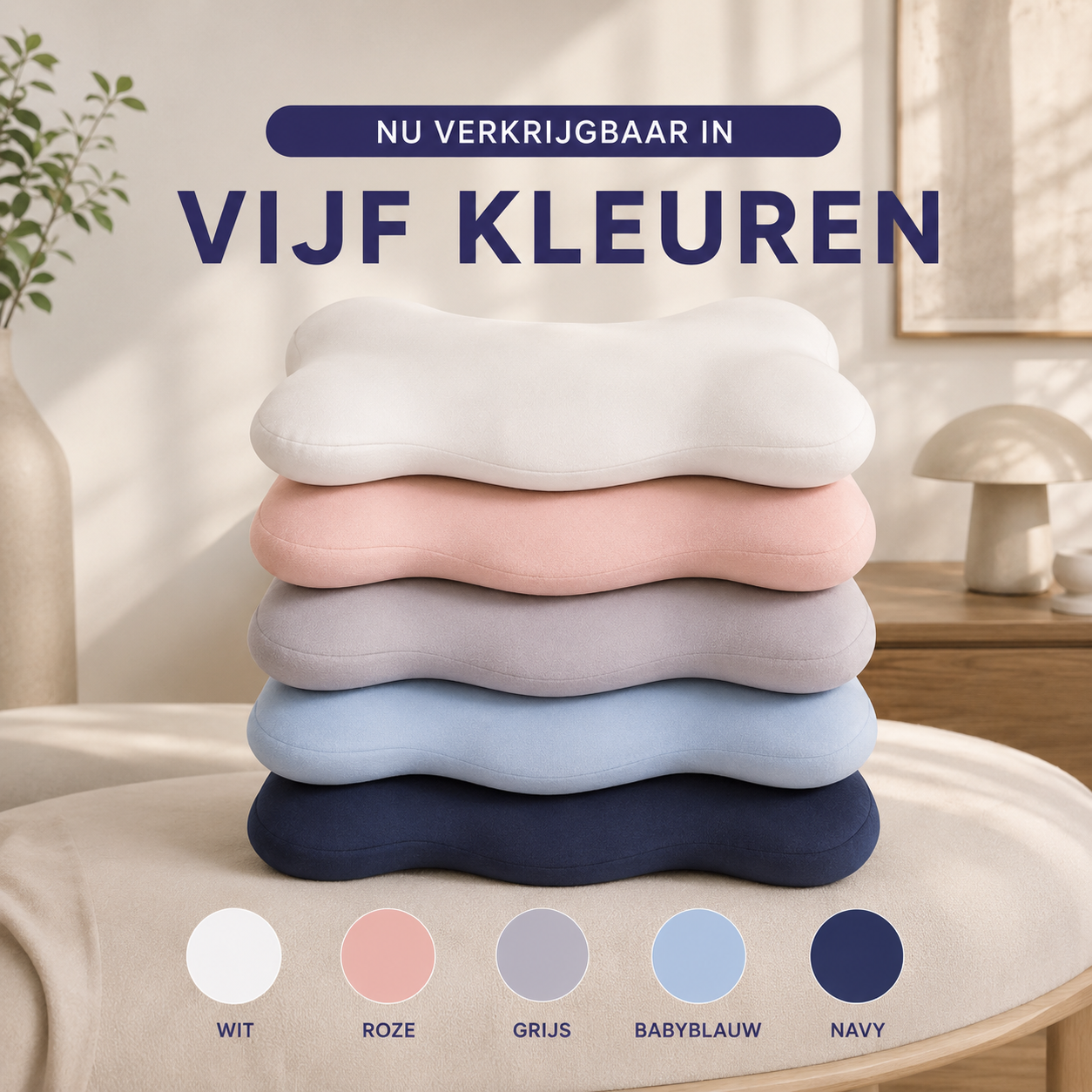 RestUp Wolkenkussen - Ergonomisch Nekkussen