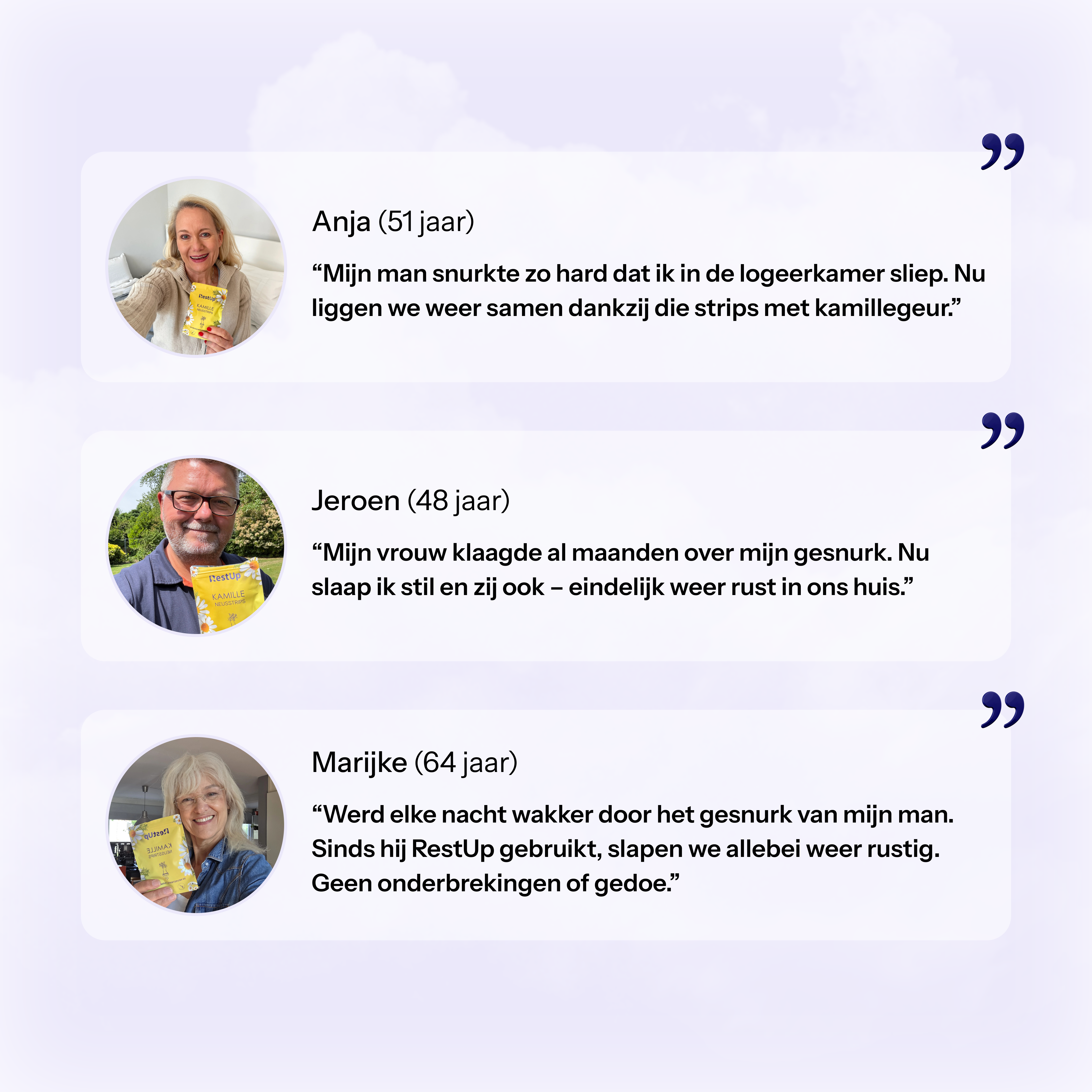 RestUp Kamille Neusstrips | Slaap Eindelijk Door – Natuurlijk & Zonder Medicatie