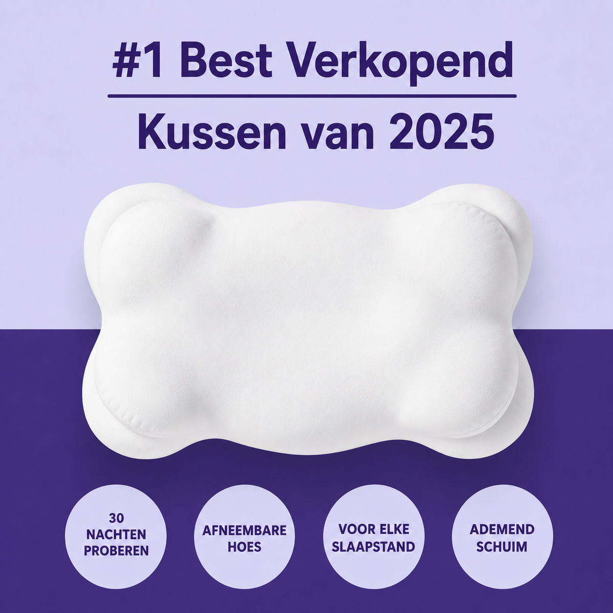 RestUp Wolk™ Ergonomisch Nekkussen