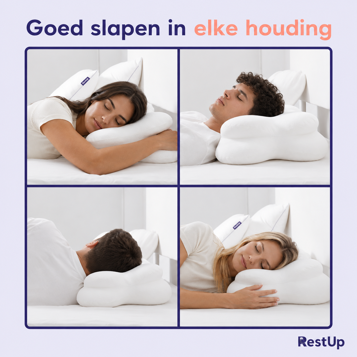 RestUp Wolk™ Ergonomisch Nekkussen